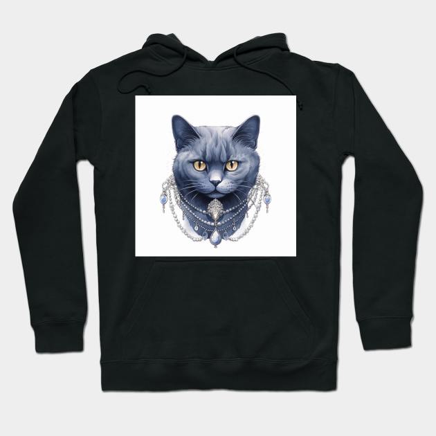 Luxury British Shorthair Hoodie by Enchanted Reverie